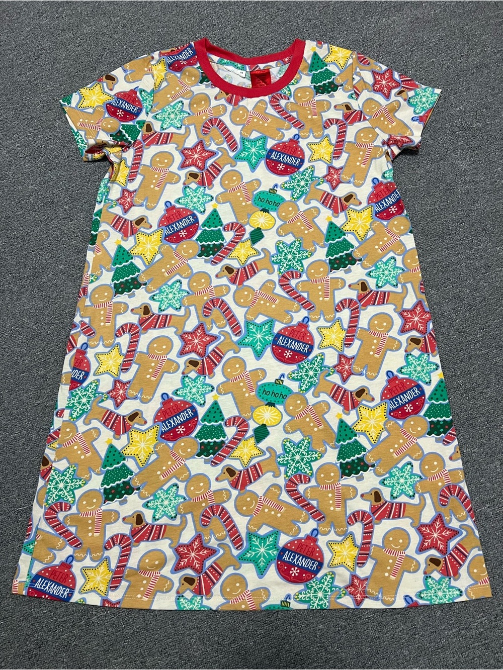 Peter Alexander Kids Gingerbread Holiday Nightgown 14T